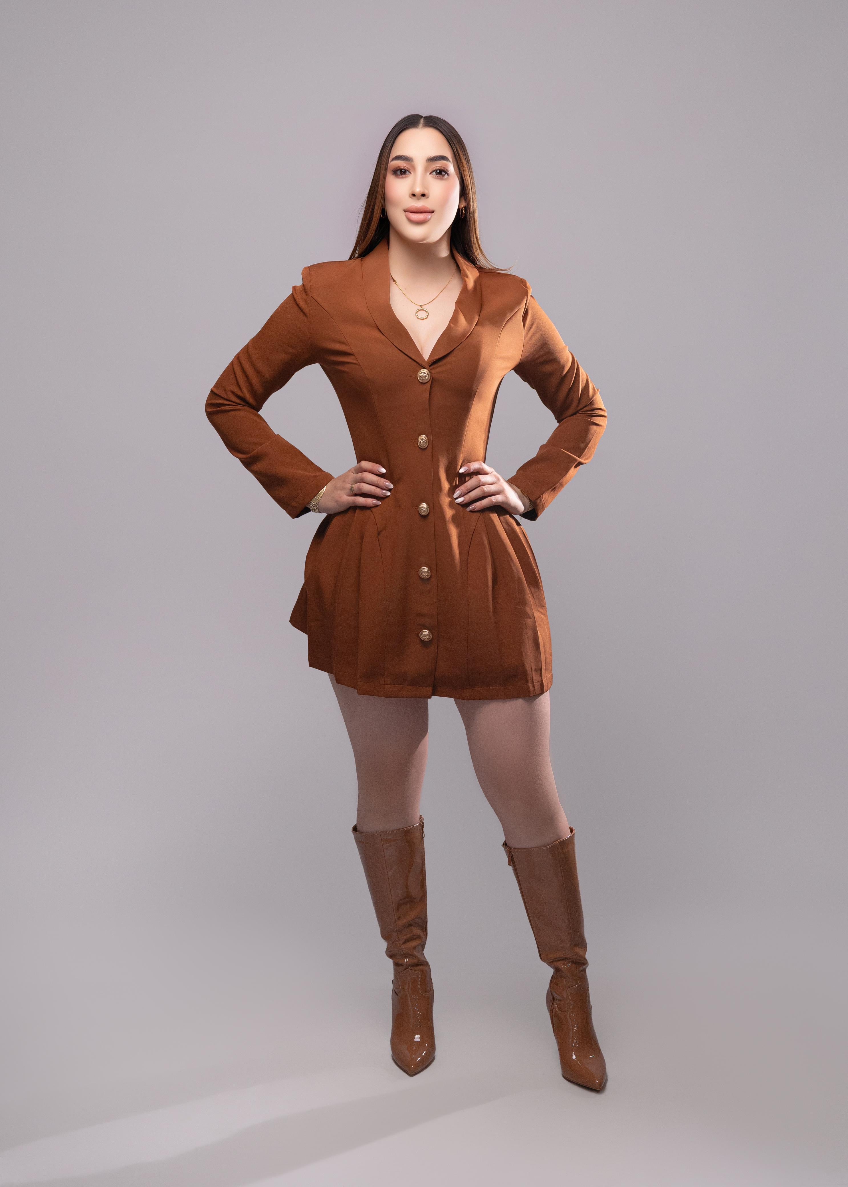 VESTIDO GOLDEN BUTTOM