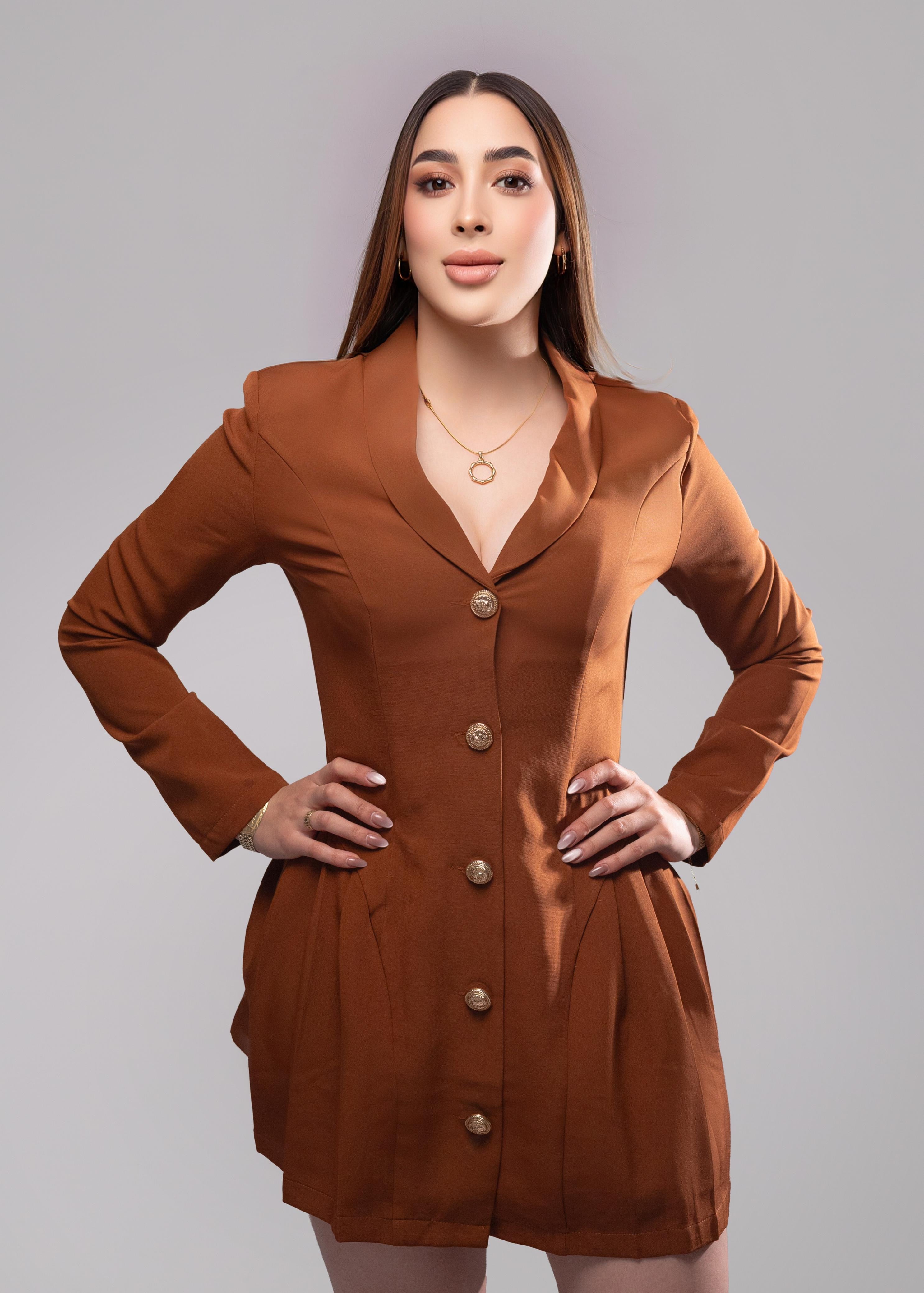 VESTIDO GOLDEN BUTTOM