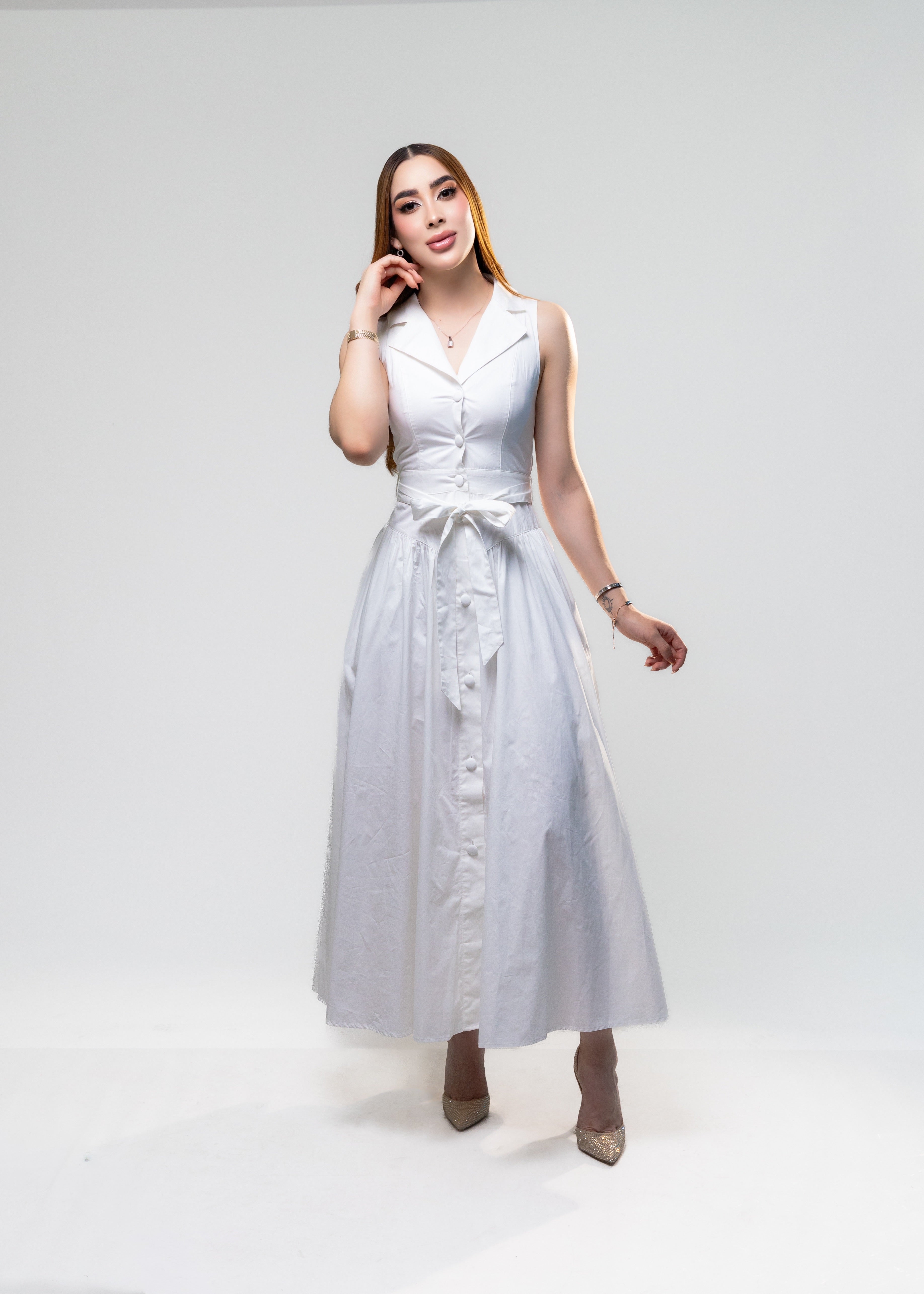 VESTIDO RAQUEL WHITE