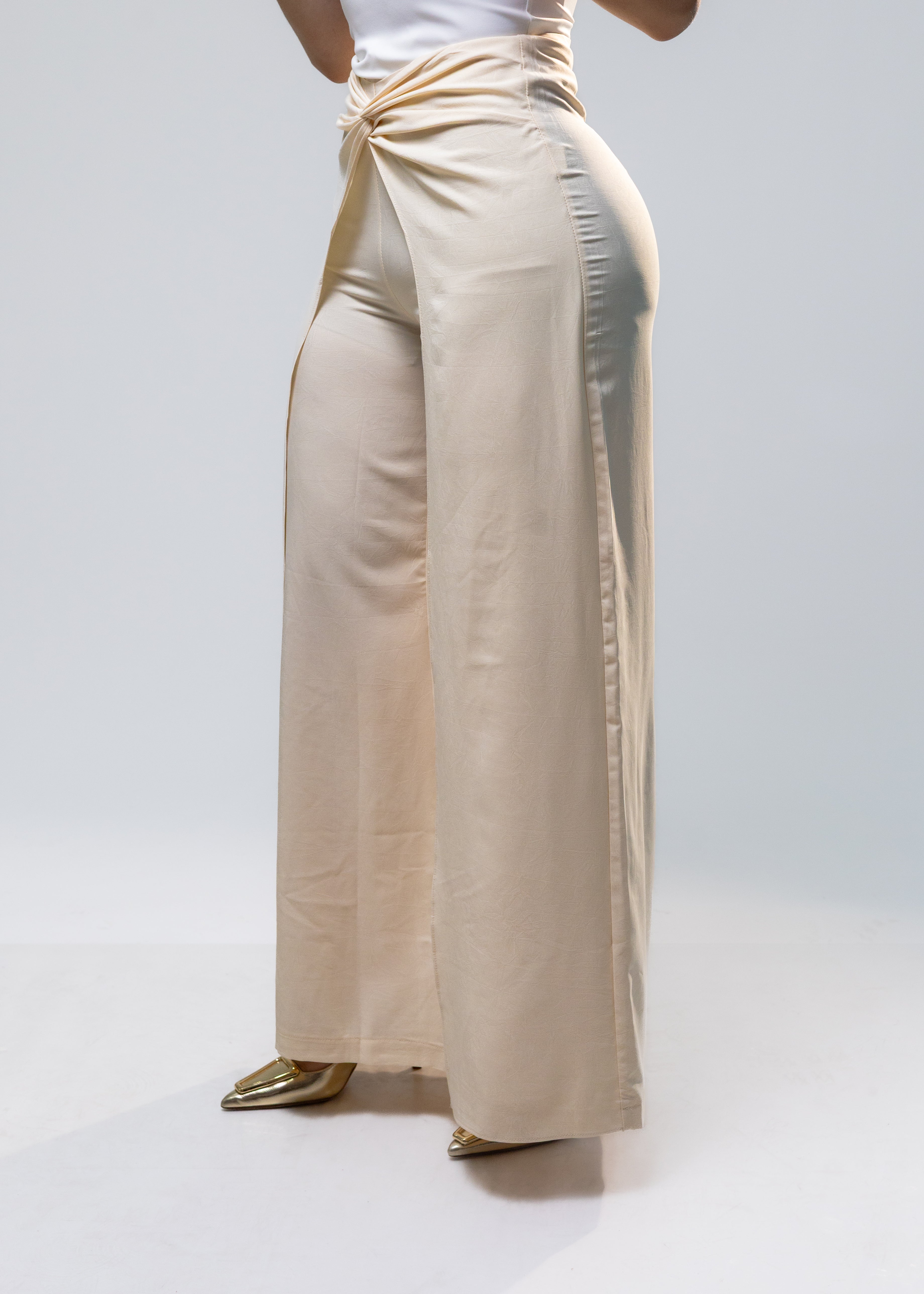 PANTALON IVORY COQUETTE